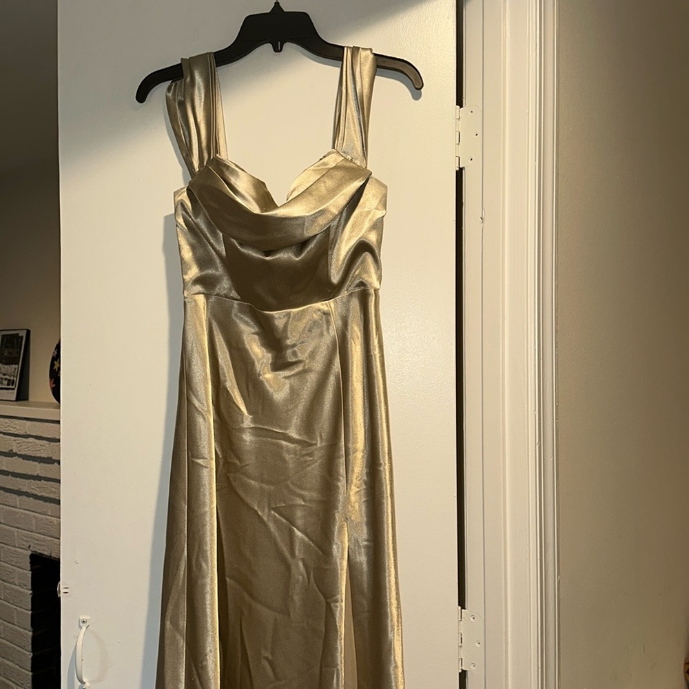 Birdy Grey Neutral Champagne Mia Convertible Dress